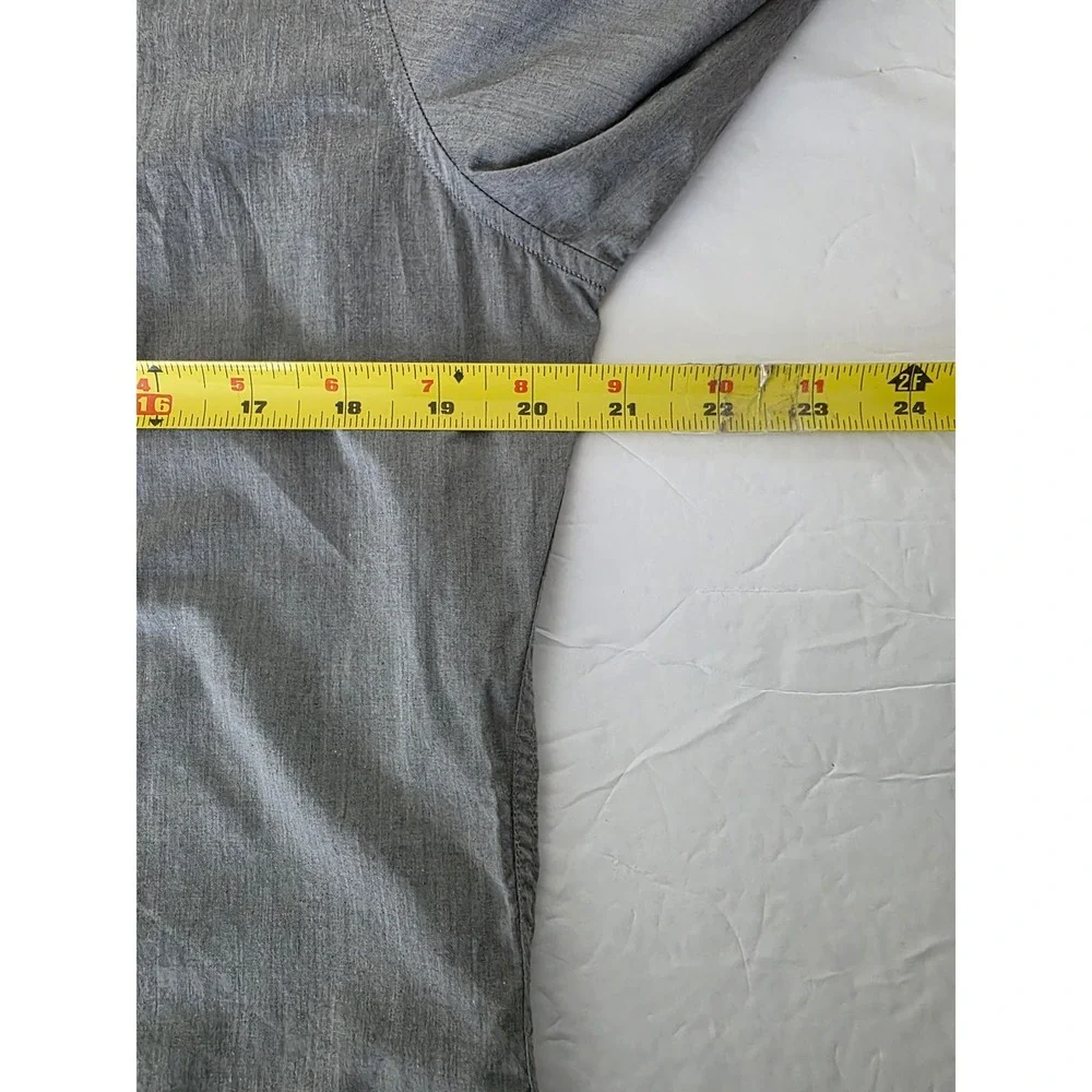 Gucci‎ Mens Grey Short Sleeve Button Up Slim Fit Shirt Luxury Designer Grey